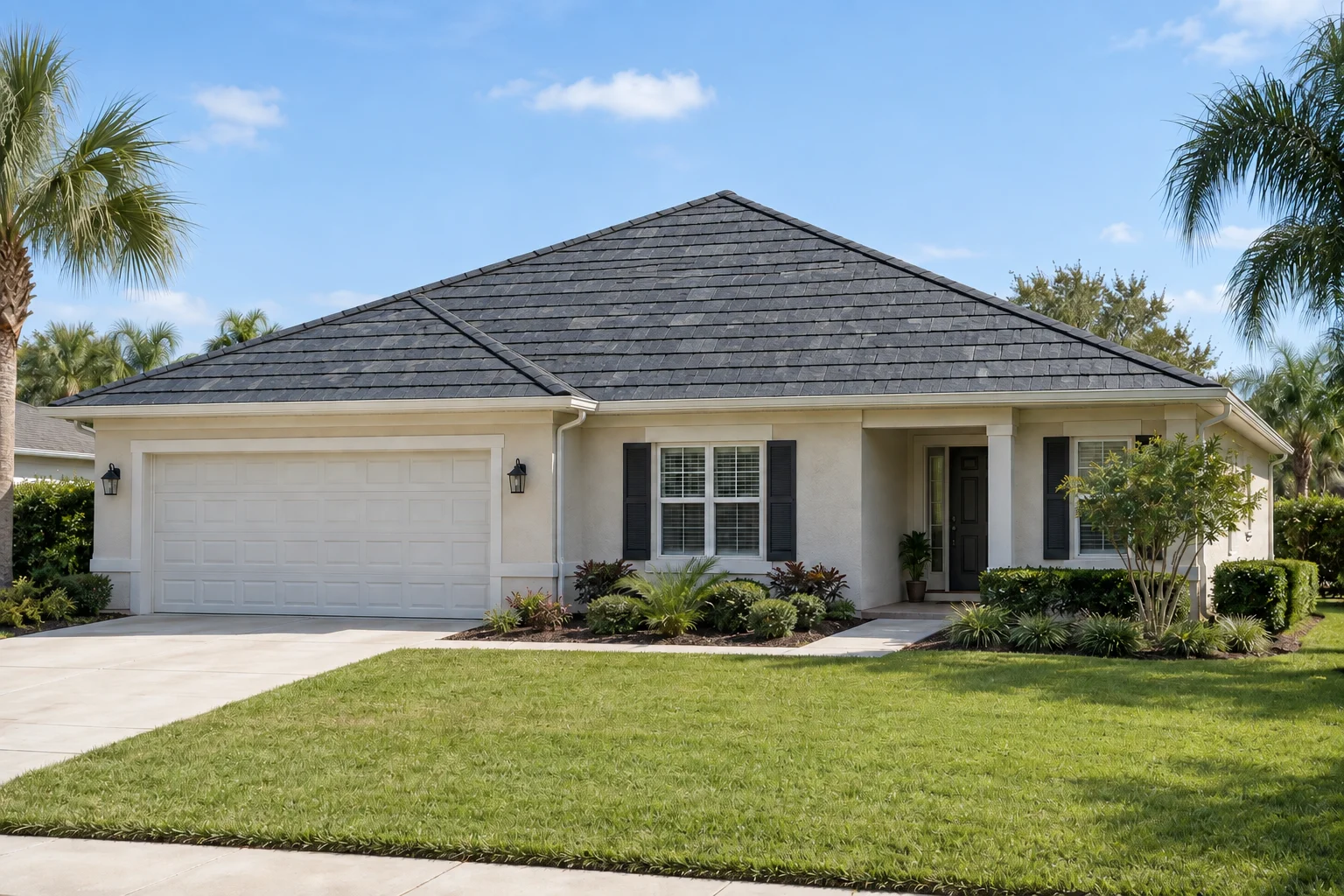 Illustrative Slate roof appearance